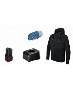 Bosch GHH 12+18V XA S Kit Accu verwarmde hoodie in Doos - 06188000GB