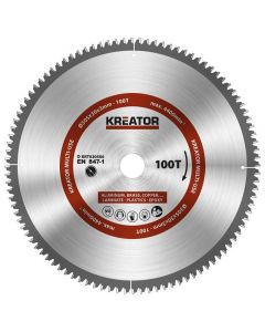 Kreator KRT020506 cirkelzaagblad 305mm 100T - aluminium / plastics