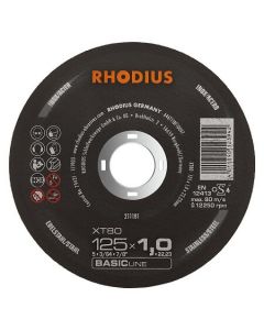 Rhodius XT80 doorslijpschijf 125mm voor RVS / metaal - 10 stuks - 211773