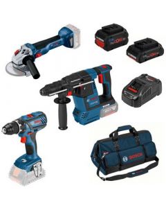 Bosch 3 Toolkit 18V Accu toolkit in Toolbag - 0615990M3C